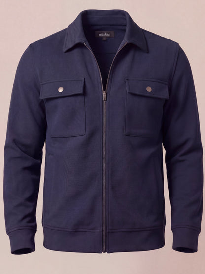 Slim Fit Gabardin Ceket- Lacivert