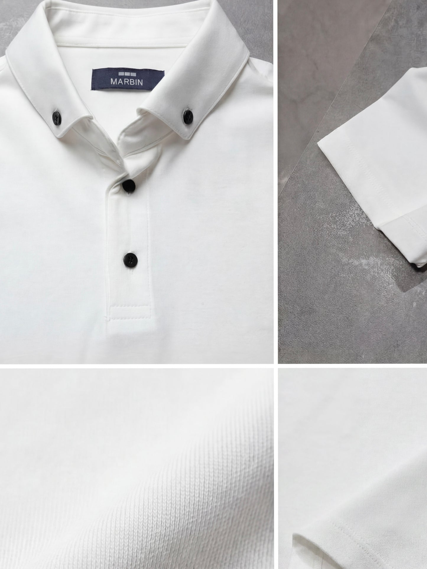 Erkek Slim Fit Polo Yaka Pamuklu Beyaz  Renk Tişört