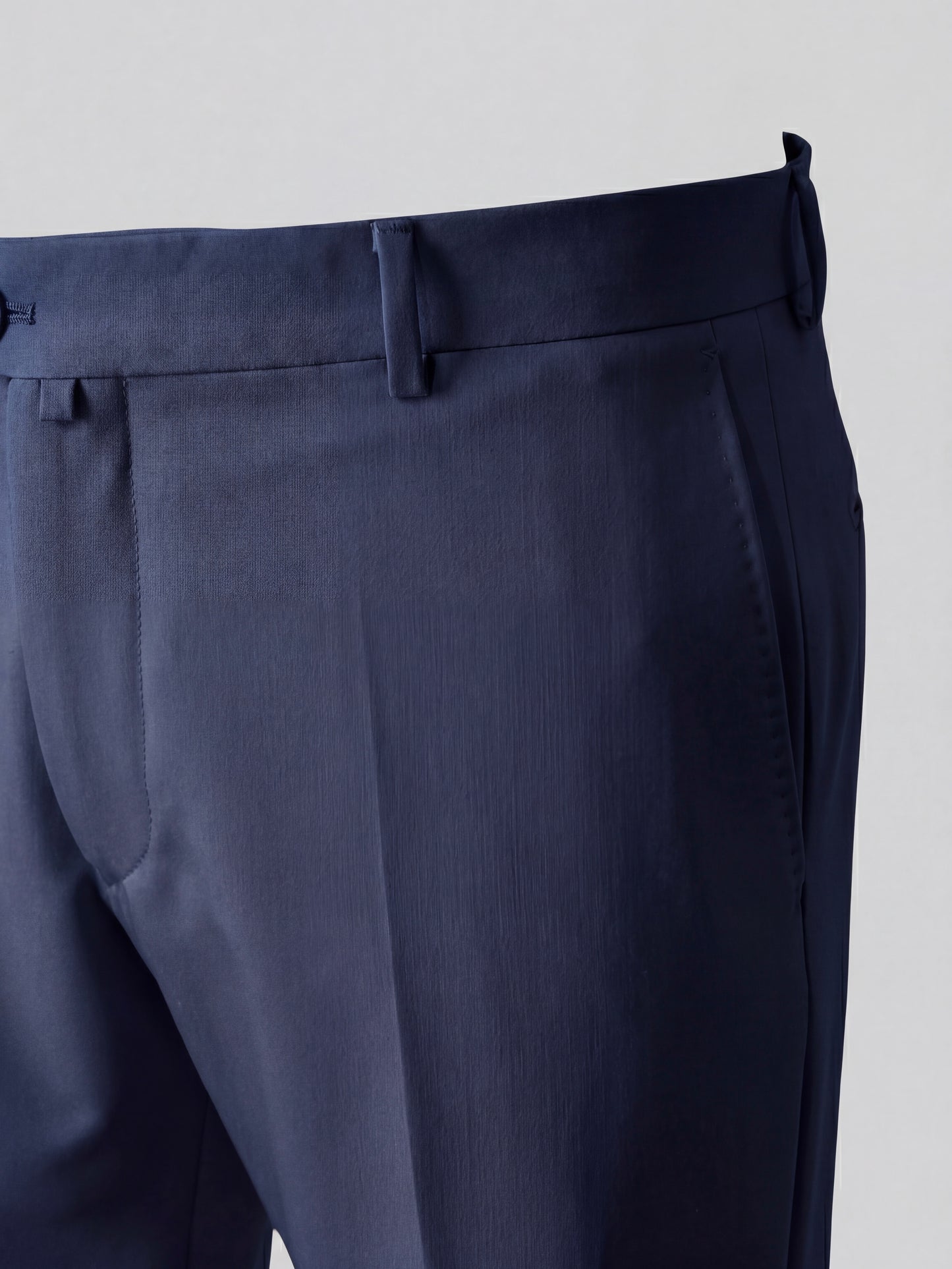 Erkek Slim Fit Lacivert Renk Kumaş Pantolon