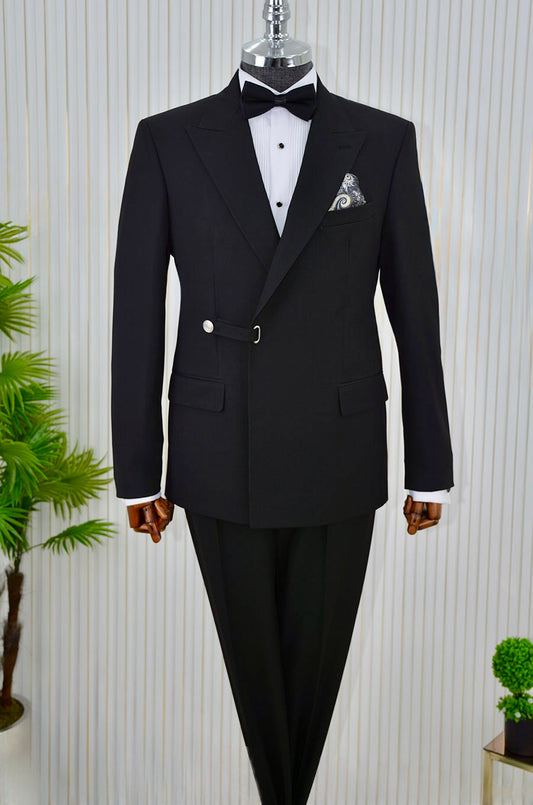 İtalyan Stil Kemerli SMOKİN Damatlık