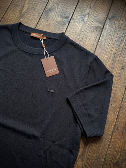 Erkek Slim Fit Siyah Renk Rayon Tişört