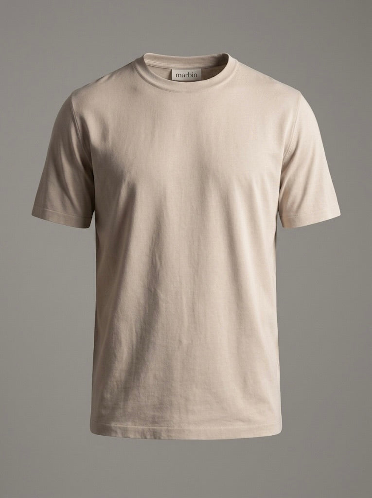 Erkek Slim Fit Bej Renk Rayon Tişört