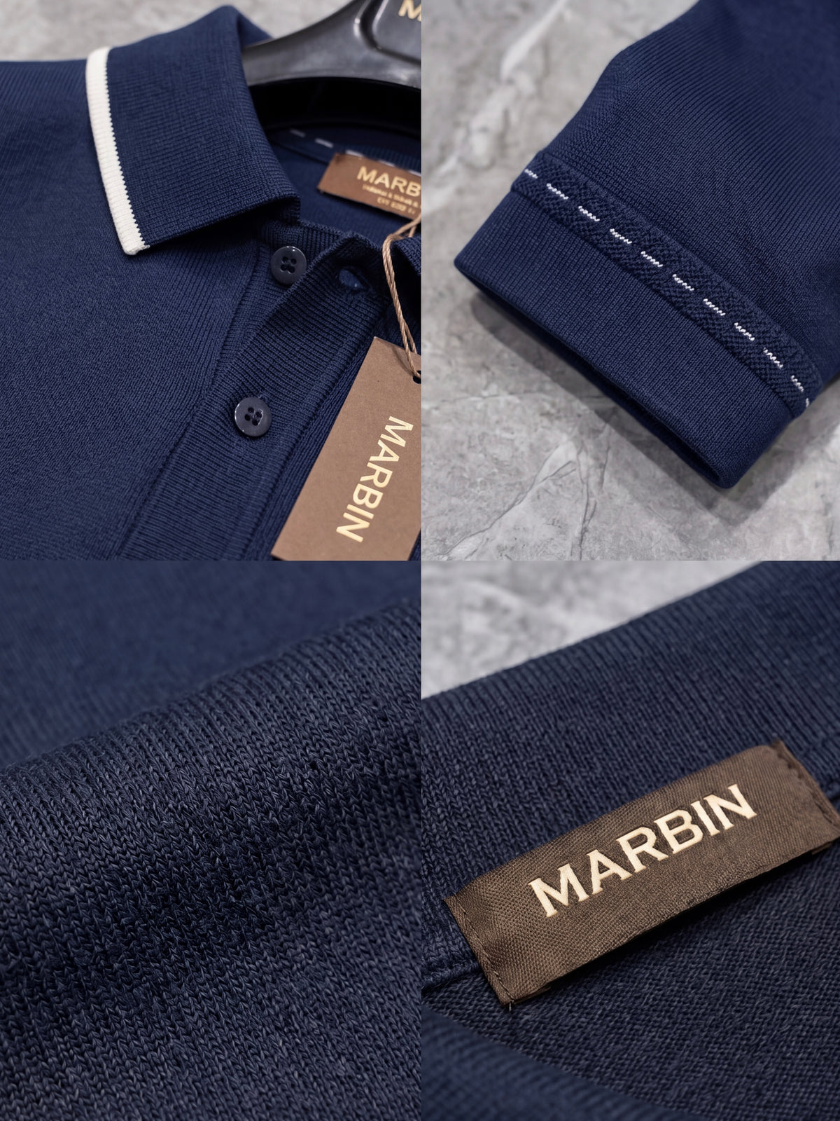 Erkek Slim Fit Lacivert  Renk Desenli Rayon Tişört