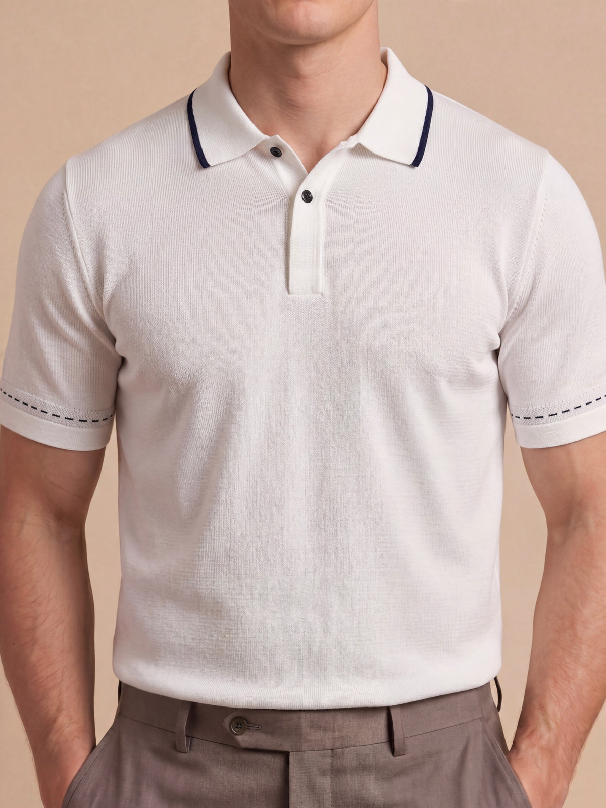 Erkek Slim Fit Beyaz Renk Desenli Rayon Tişört