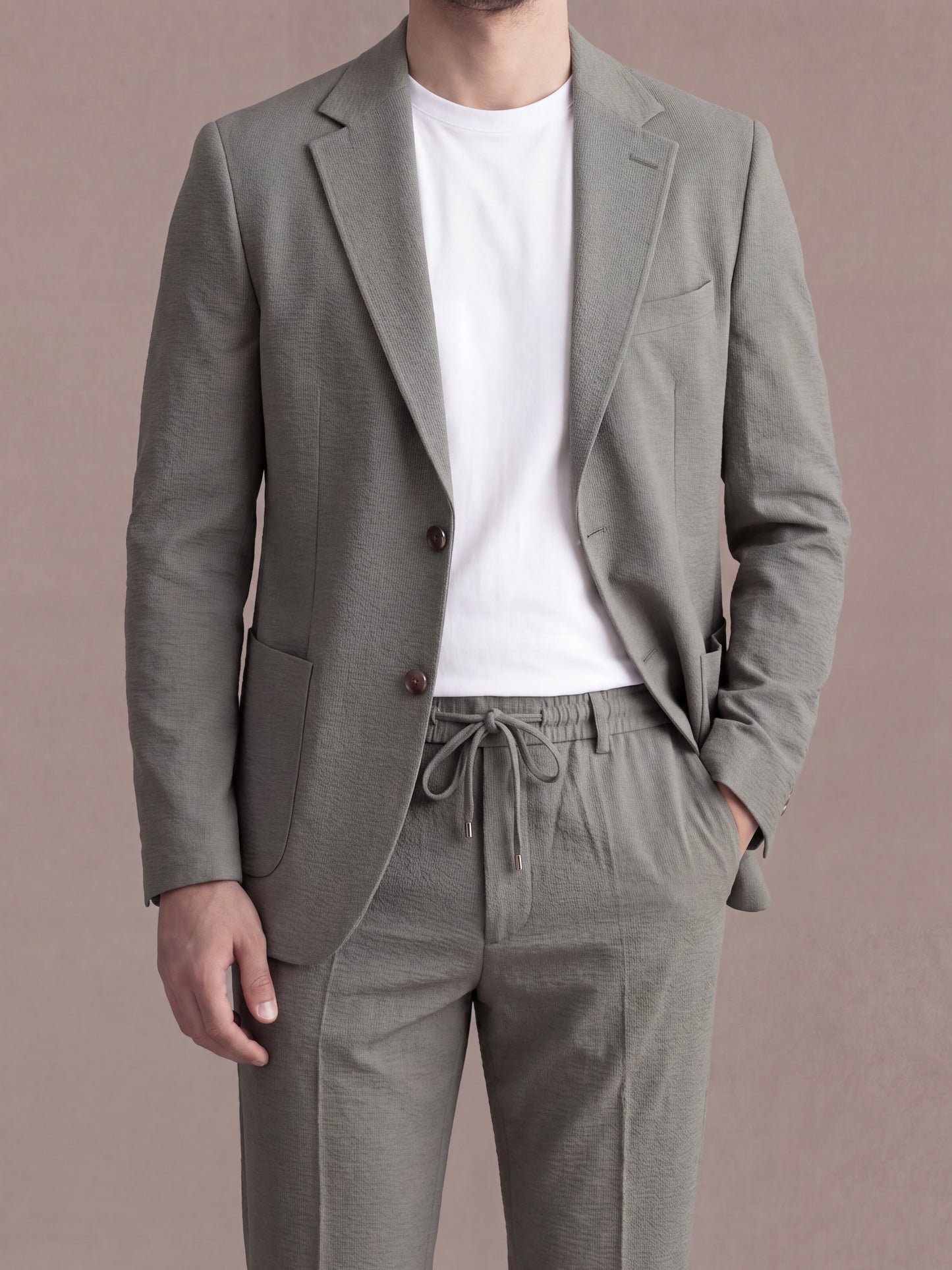 Gofre Spor Ceket-Pantolon Çağla Yeşili
