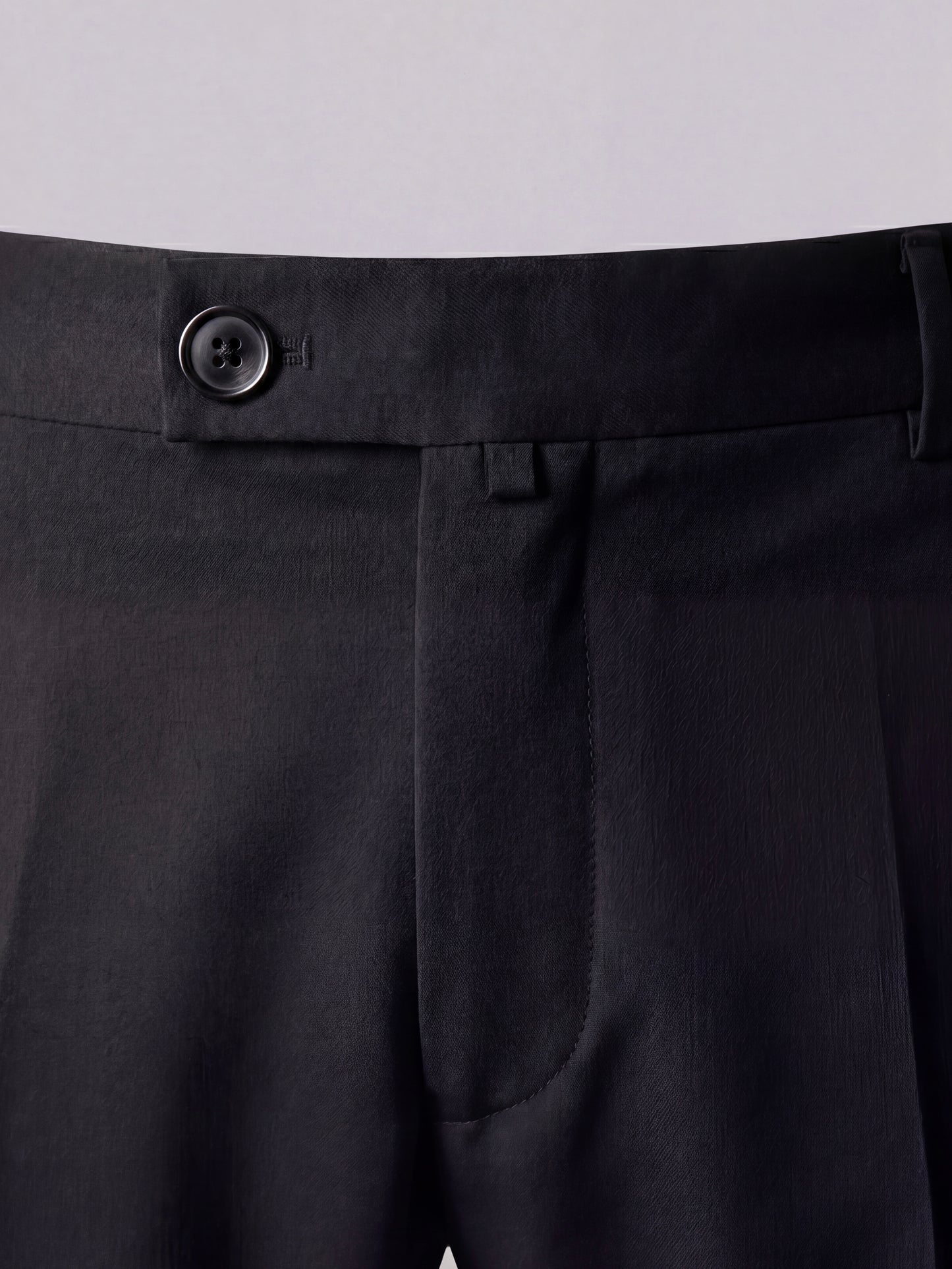 Erkek Slim Fit Siyah Renk Kumaş Pantolon