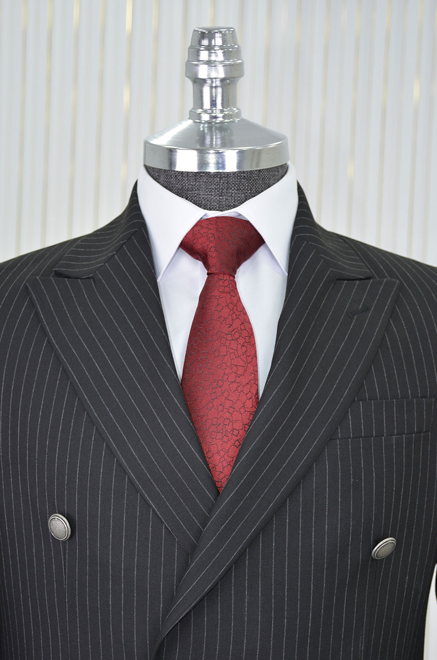 İtalyan Stil Slimfit ÇİZGİLİ  Ceket Pantolon Takım Elbise